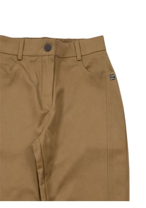 Pantalone bambina beige in cotone Manila Grace | M2914W25/SUBEIGE